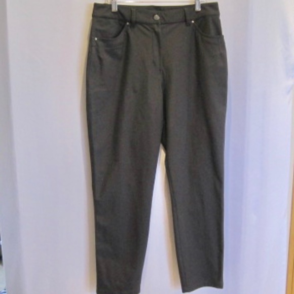 Lululemon City Sleek Grey Straight Leg Pants - Picture 4 of 8